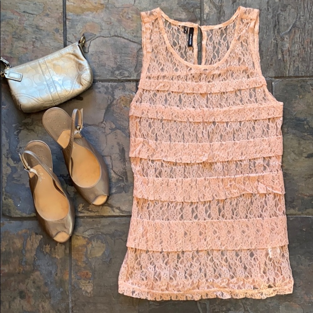 Maurices Blush lace top